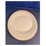 Vtg United Rent-Alls Gold Rim Serving Platter