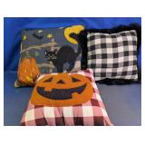 Halloween & Buffalo Plaid Throw Pillows