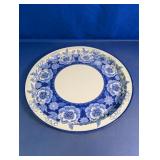 1994 Potpourri Press Blue Floral Tin Tray