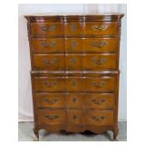 Vintage French Provincial Tall 6-Drawer Dresser