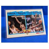 1991 NBA HOOPS HOF OLAJUWON/ROBINSON CARD