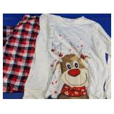 Women's XL Christmas Reindeer Pajama Set
