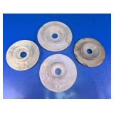 Vintage Glass Insulator Discs