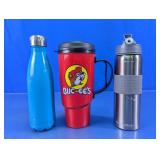 Assorted Water Bottle & Travel Mug Trio
