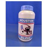 Vintage 1989 Houston Oilers Plastic Water Bottle