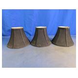 Black Fabric Lamp Shade Set