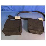 Fashion Black Messenger Bag Pair