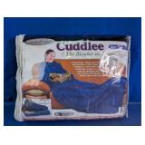 Handy Trends Cuddlee Blue Blanket With Sleeves