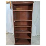 Unicor 6-Shelf Tall Wooden Bookcase