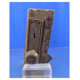 Antique Doorknob & Escutcheon Plate Set