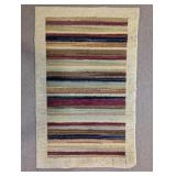 Striped Multi-Color Accent Runner Rug