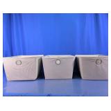 3pk DwellStudio Fabric Storage Storage Bins
