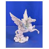 Vtg Flying Pegasus Horse Resin Figurine
