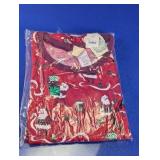 Munki Munki Red Holiday Print Pajama Set