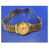 Omega Seamaster Quartz Gold Tone Wriswatch