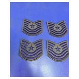U.S. Air Force Master Sergeant rank patches
