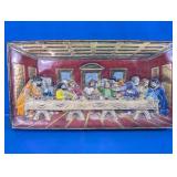 Plaster Last Supper Wall Plaque