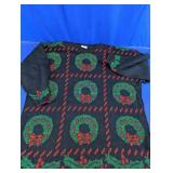 Holiday Time Christmas Wreath Sweater