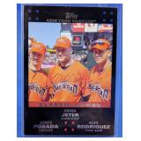 2007 TOPPS JETER/A-ROD CARD
