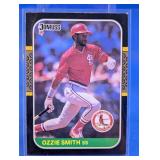 1987 DONRUSS HOF OZZIE SMITH CARD