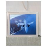 Framed Military Jet Aviation Art Print