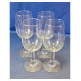 Clear Glass Stemware Lot