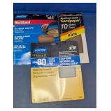 Assorted Sandpaper Sheets Lot