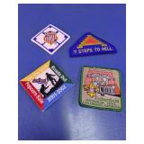 Scouting and military embroidered patch assortment