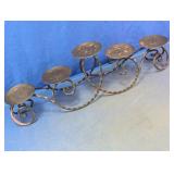 Decorative Wrought Iron 5-Candle Holder