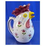 Vtg Sigma The Tastesetter Italian Rooster Pitcher