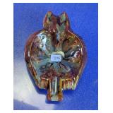 Glazed Ceramic Owl Ashtray