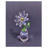 Swarovski Crystal Daisy Flower Figurine