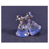 Swarovski Crystal Double Bell Ornament