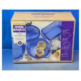 Anchor Hocking 5-Piece Blue Ovenware Set