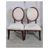 Upholstered Dining Chairs Duo