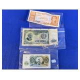 Bulgarian and Bolivian Banknote Assortment