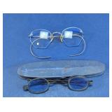 Vintage Eyeglasses & Metal Case Assortment