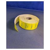 Auction Buyer & Lot Number Label Roll