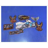 Assorted Harley-Davidson Embroidered Patches Lot