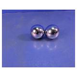 Steel Bearing Balls Pair Lot