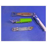 Vtg Bottle Openers & Corkscrews Lot