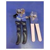 Manual Handheld Can Openers Pair Lot