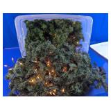 Pre-Lit Artificial Christmas Garland