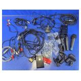 Professional Audio Microphones & Cables Assortment