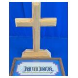 Freestanding Wooden Cross & Framed Builder Set