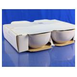 White Monterey Stoneware Mugs