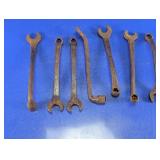 Vtg Open-End Wrench Assorted Lot