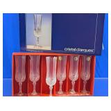 Cristal d'Arques Longchamp Crystal Flutes