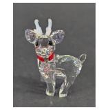 Swarovski Crystal Reindeer Figurine
