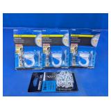 Ceiling Driller Swivel Hooks & Cup Hooks Set